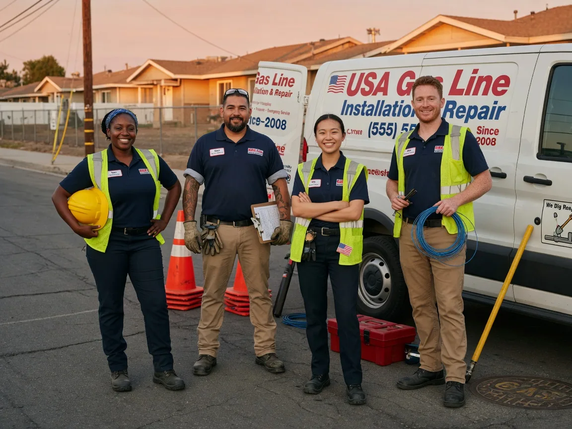 Gas Line Installation company in Hyampom, CA